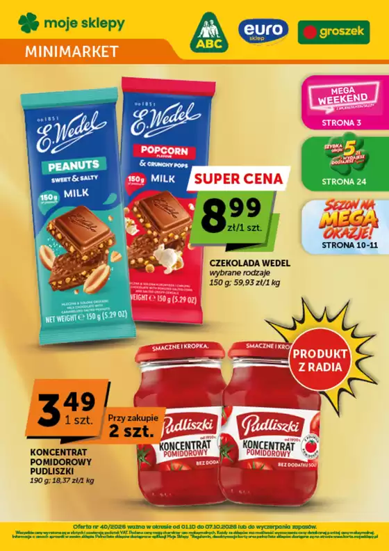 Katalog Euro Sklep w: Radgoszcz | Nasze najlepsze okazje | 2026-10-01T00:00:00.000Z - 2026-10-07T00:00:00.000Z
