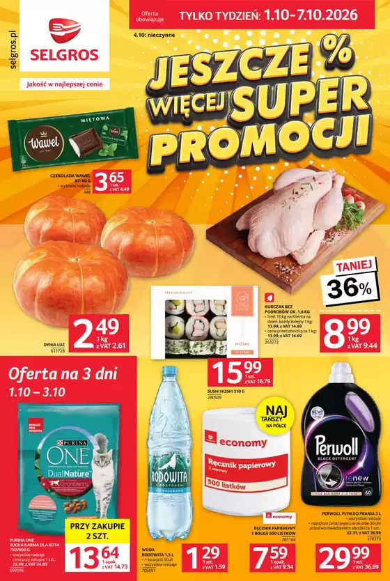 Katalog Selgros | Jeszcze więcej super promocji! | 2026-10-01T00:00:00.000Z - 2026-10-07T00:00:00.000Z