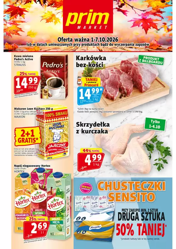 Katalog Prim Market | Świetna oferta dla łowców okazji | 2026-10-01T00:00:00.000Z - 2026-10-07T00:00:00.000Z