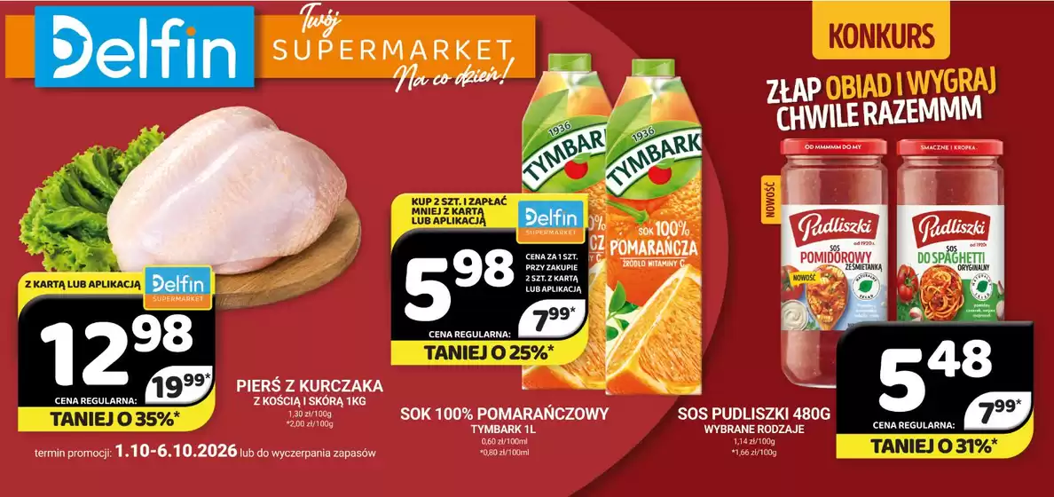 Katalog Delfin | Świetna oferta dla łowców okazji | 2026-10-01T00:00:00.000Z - 2026-10-06T00:00:00.000Z