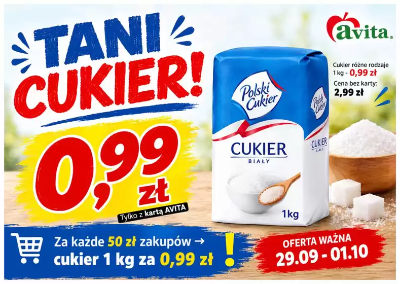 Katalog Avita w: Chojnice | Promocje posłodzone! | 2026-10-01T00:00:00.000Z - 2026-10-01T00:00:00.000Z