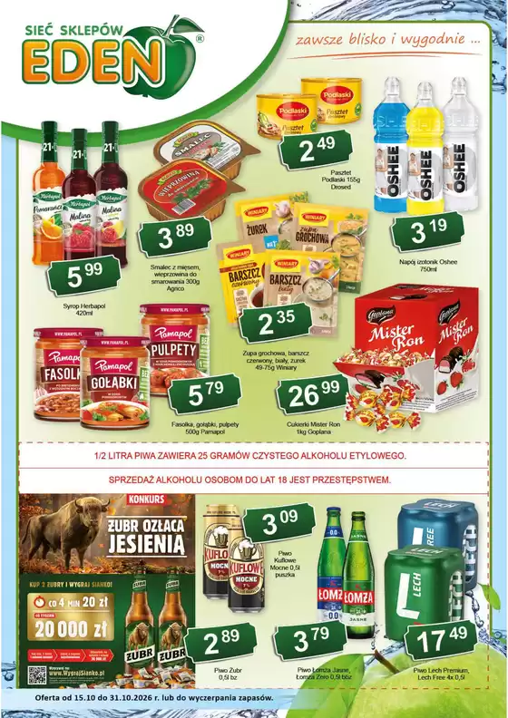 Katalog Eden w: Chojnice | Oferta od 15.10 do 31.10.2026 | 2026-10-15T00:00:00.000Z - 2026-10-31T00:00:00.000Z