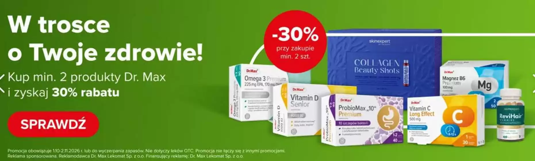 Katalog Dr.Max | Do - 30 % | 2026-10-02T00:00:00.000Z - 2026-11-02T00:00:00.000Z