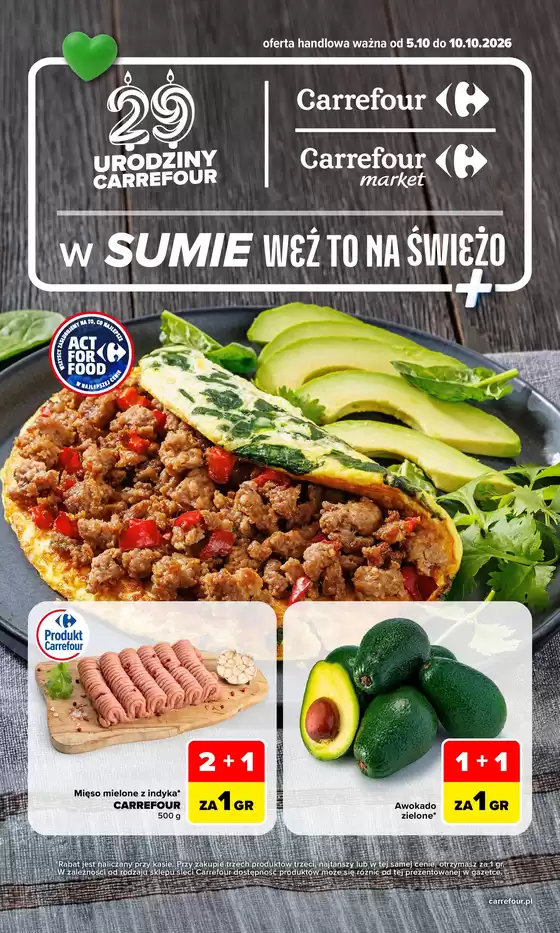 Katalog Carrefour Market | Gazetka Carrefour Market w SUMIE weź to na świeżo | 2026-10-04T00:00:00.000Z - 2026-10-10T00:00:00.000Z