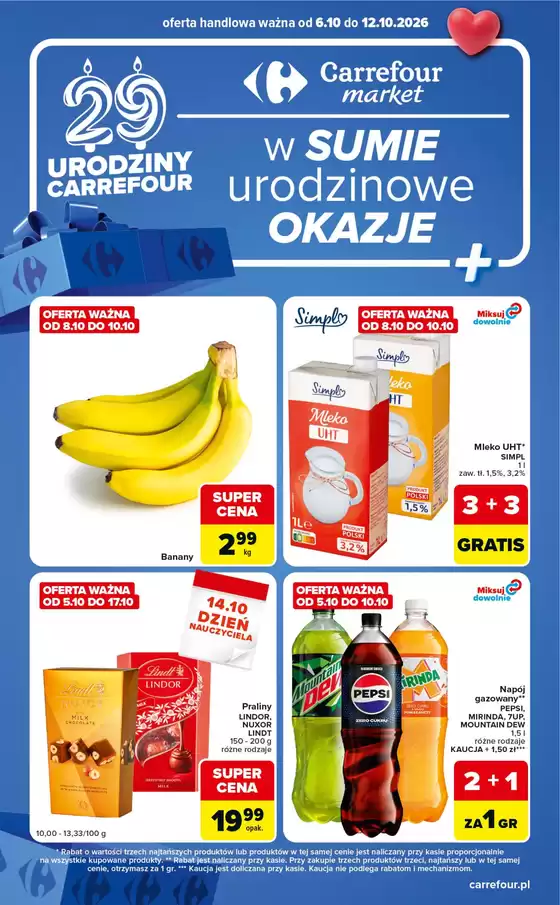 Katalog Carrefour | Gazetka Market w SUMIE urodzinowe OKAZJE | 2026-10-05T00:00:00.000Z - 2026-10-12T00:00:00.000Z