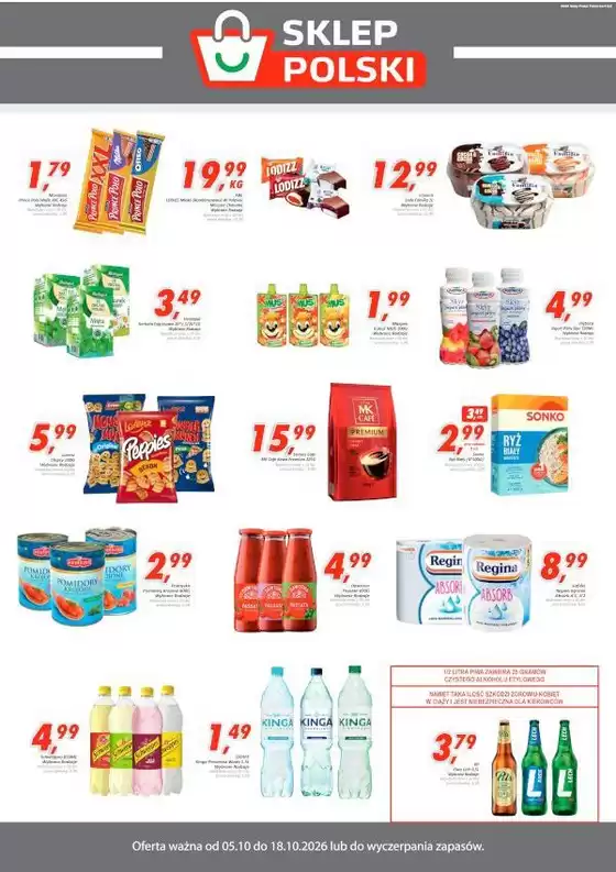 Katalog Sklep Polski w: Kraków | Sklep Polski gazetka | 2026-10-05T00:00:00.000Z - 2026-10-18T00:00:00.000Z