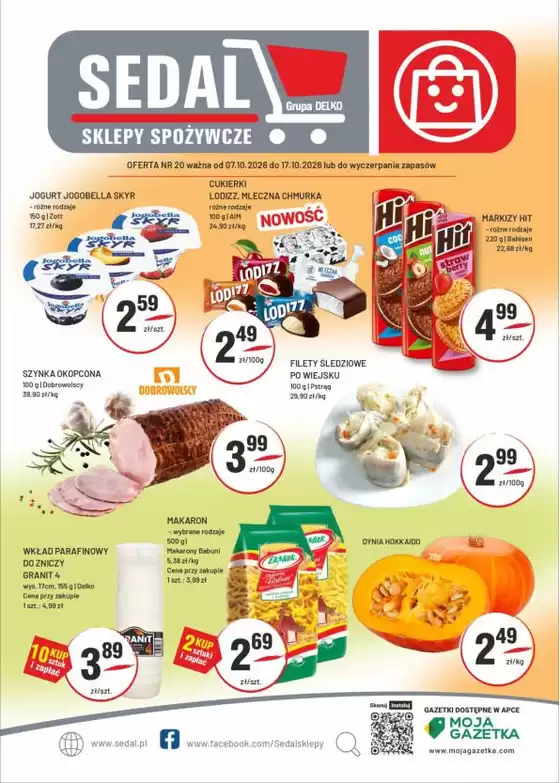 Katalog Sedal | Sedal gazetka | 2026-10-07T00:00:00.000Z - 2026-10-17T00:00:00.000Z