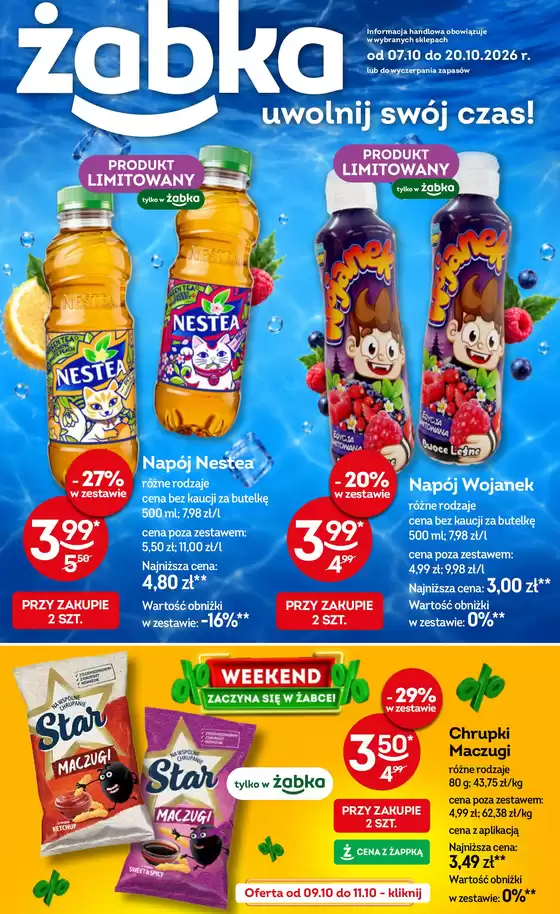 Katalog Żabka w: Nowa Sól | Świetna oferta dla łowców okazji | 2026-10-07T00:00:00.000Z - 2026-10-20T00:00:00.000Z