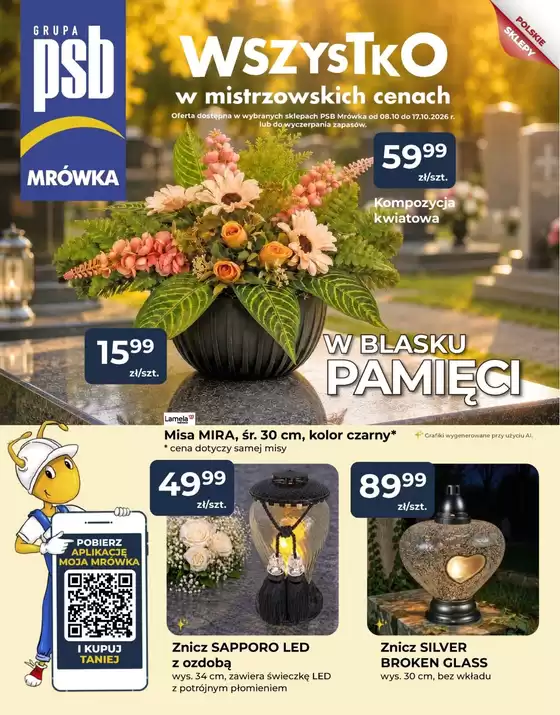 Katalog PSB Mrówka | Aktualne okazje i oferty | 2026-10-08T00:00:00.000Z - 2026-10-17T00:00:00.000Z