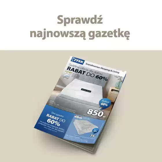 Katalog JYSK | Nasze najlepsze oferty dla Ciebie | 2026-10-26T00:00:00.000Z - 2026-11-08T00:00:00.000Z