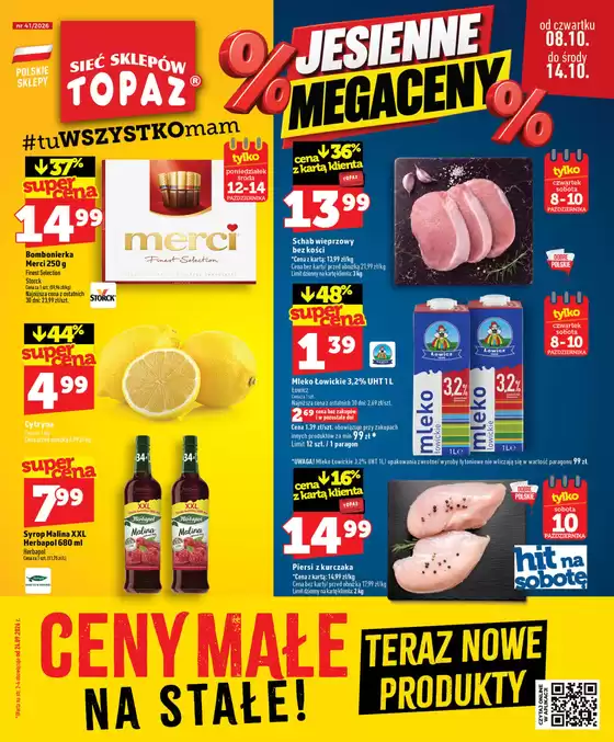 Katalog Topaz | Odkryj atrakcyjne oferty | 2026-10-08T00:00:00.000Z - 2026-10-14T00:00:00.000Z
