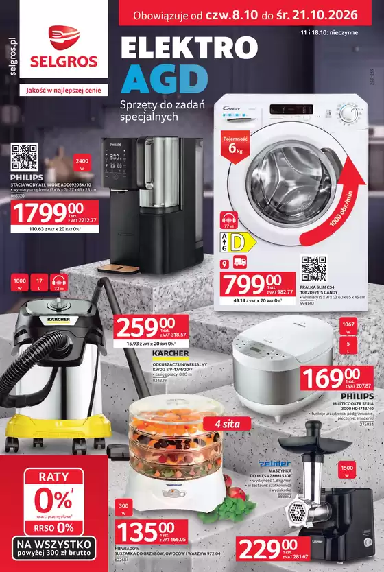 Katalog Selgros w: Kazimierz Biskupi | Katalog Elektro | 2026-10-08T00:00:00.000Z - 2026-10-21T00:00:00.000Z