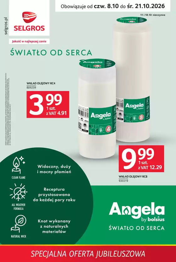 Katalog Selgros w: Kazimierz Biskupi | Specjalna Oferta Jubileuszowa | 2026-10-08T00:00:00.000Z - 2026-10-21T00:00:00.000Z