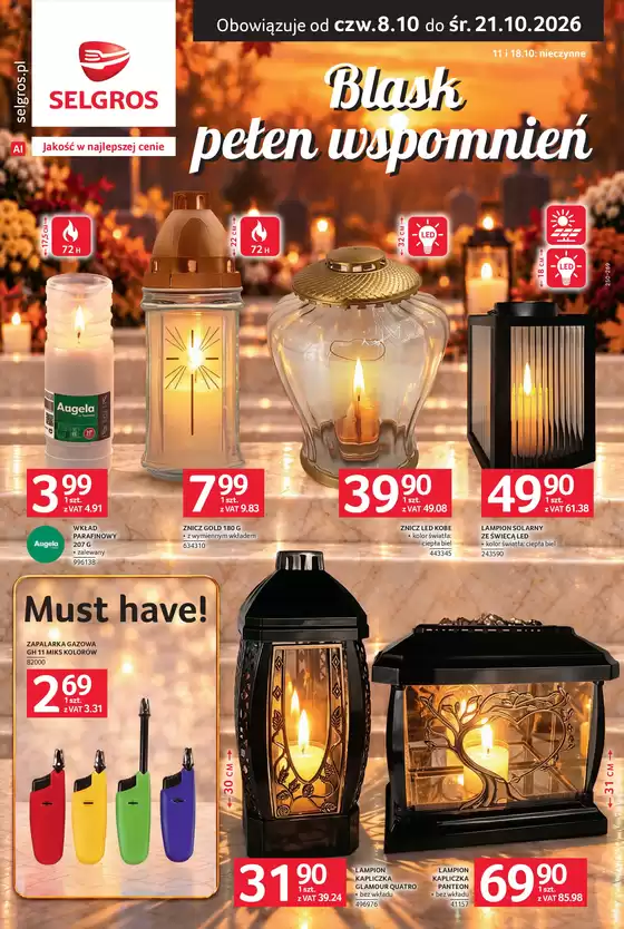 Katalog Selgros w: Kazimierz Biskupi | Katalog Wszystkich świętych | 2026-10-08T00:00:00.000Z - 2026-10-21T00:00:00.000Z