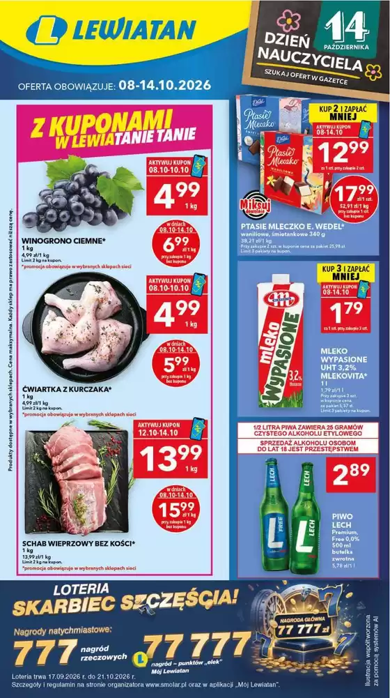 Katalog Lewiatan w: Ciechanów | Lewiatan gazetka | 2026-10-08T00:00:00.000Z - 2026-10-14T00:00:00.000Z