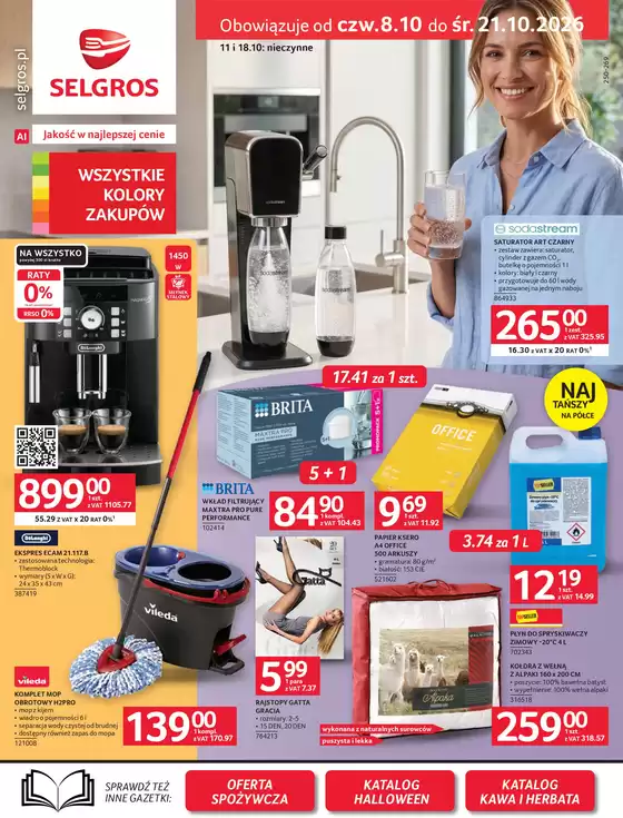 Katalog Selgros w: Kazimierz Biskupi | Oferta przemysłowa | 2026-10-08T00:00:00.000Z - 2026-10-21T00:00:00.000Z