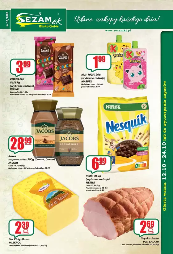 Katalog Sezamek | Sezamek gazetka | 2026-10-12T00:00:00.000Z - 2026-10-24T00:00:00.000Z