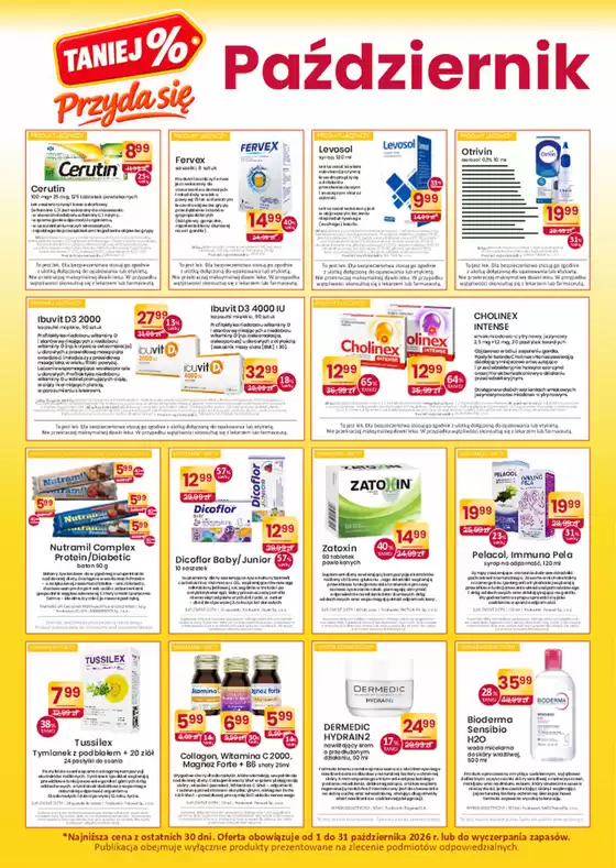 Katalog Apteki Zdrowit w: Jędrzejów | Taniej Październik | 2026-10-08T00:00:00.000Z - 2026-10-31T00:00:00.000Z