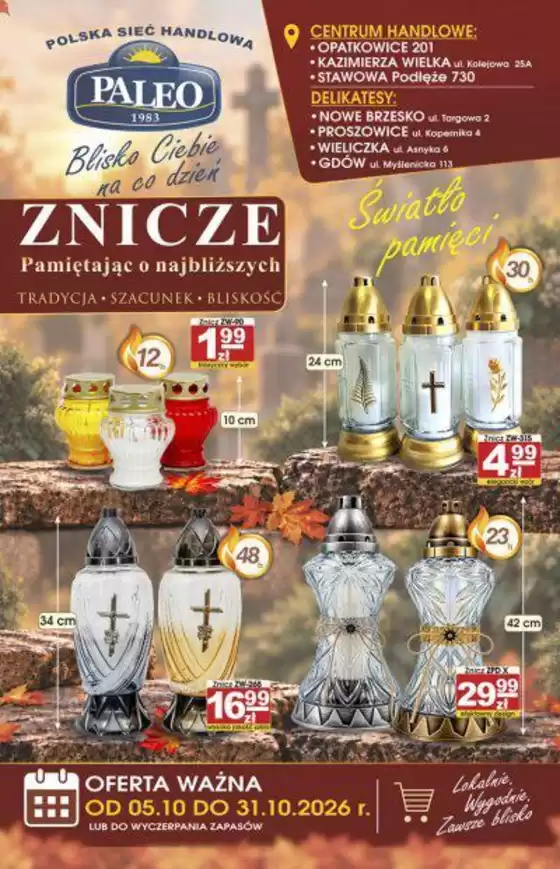 Katalog Delikatesy Paleo w: Babice (Małopolskie) | Oferty dla łowców okazji | 2026-10-05T00:00:00.000Z - 2026-10-31T00:00:00.000Z