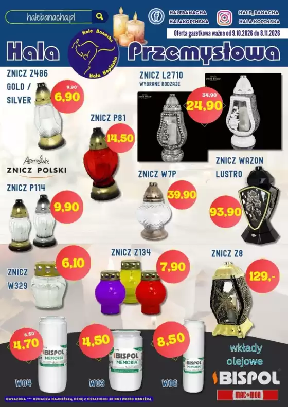 Katalog Hale Banacha w: Świętoszówka | Oferta obowiązuje od 09.10..2026 | 2026-10-09T00:00:00.000Z - 2026-11-08T00:00:00.000Z