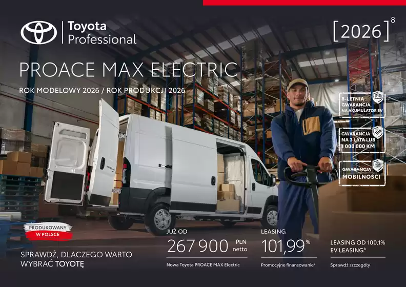 Katalog Toyota | Spec nowy proace max ev my26 py26 | 2026-10-10T00:00:00.000Z - 2026-10-24T00:00:00.000Z