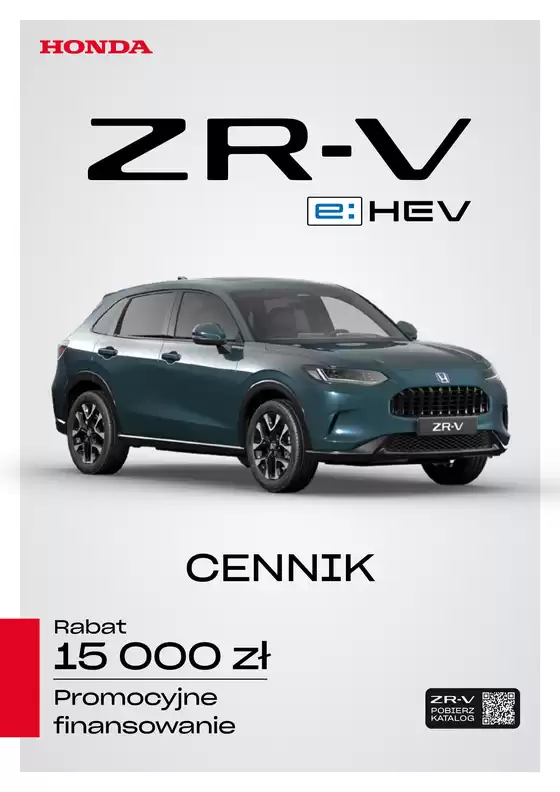 Katalog Honda | ZR V eHEV Cennik Prod2026 Model2027 2026 10 09 v1 | 2026-01-01T00:00:00.000Z - 2026-12-31T00:00:00.000Z