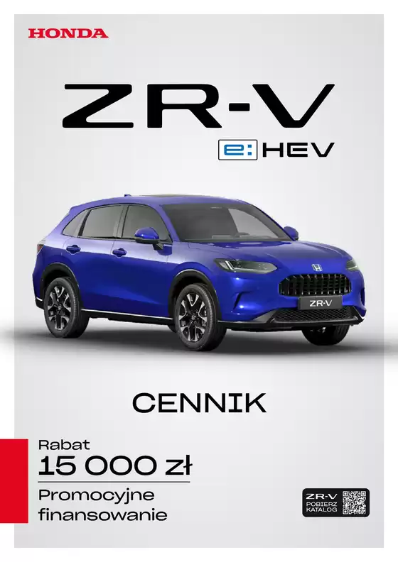 Katalog Honda | ZR V eHEV Cennik Prod2026 Model2026 2026 10 09 v1 | 2026-01-01T00:00:00.000Z - 2026-12-31T00:00:00.000Z