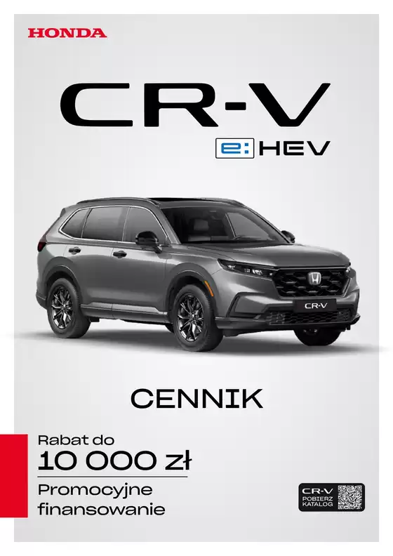 Katalog Honda | CR V eHEV Cennik Prod2026 Model2027 2026 10 09 v1 | 2026-01-01T00:00:00.000Z - 2026-12-31T00:00:00.000Z