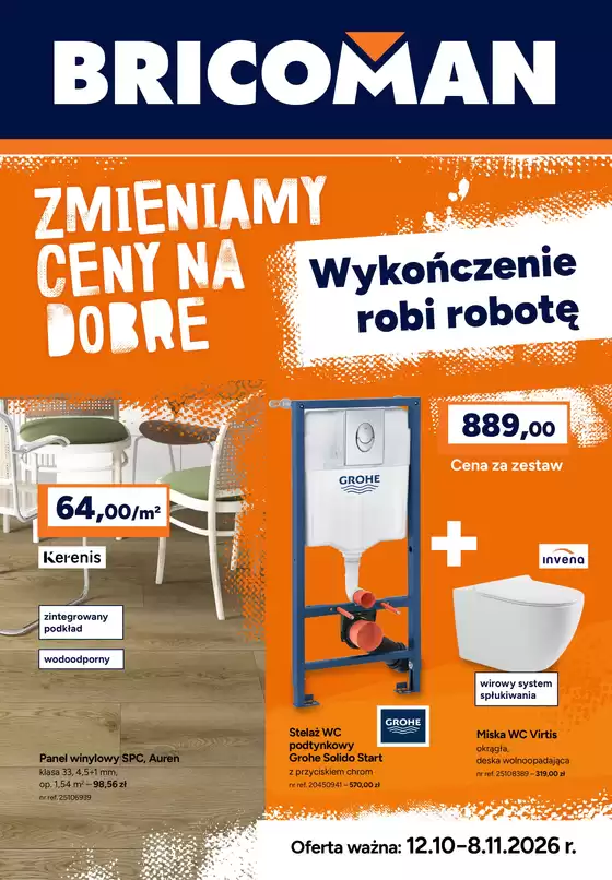 Katalog Bricoman | Najlepsze oferty dla wszystkich łowców okazji | 2026-10-12T00:00:00.000Z - 2026-11-08T00:00:00.000Z