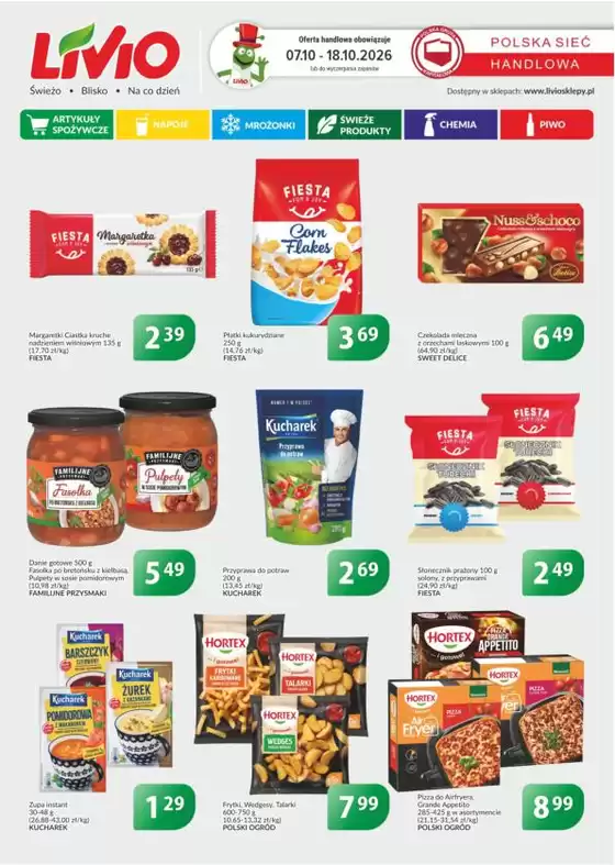 Katalog Livio w: Rydułtowy | Oszczędzaj teraz dzięki naszym ofertom | 2026-10-07T00:00:00.000Z - 2026-10-18T00:00:00.000Z