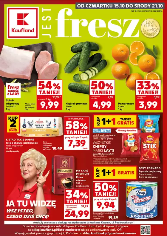 Katalog Kaufland | Kaufland Gazetka Tygodnia ważne do 21.10 | 2026-10-15T00:00:00.000Z - 2026-10-21T00:00:00.000Z