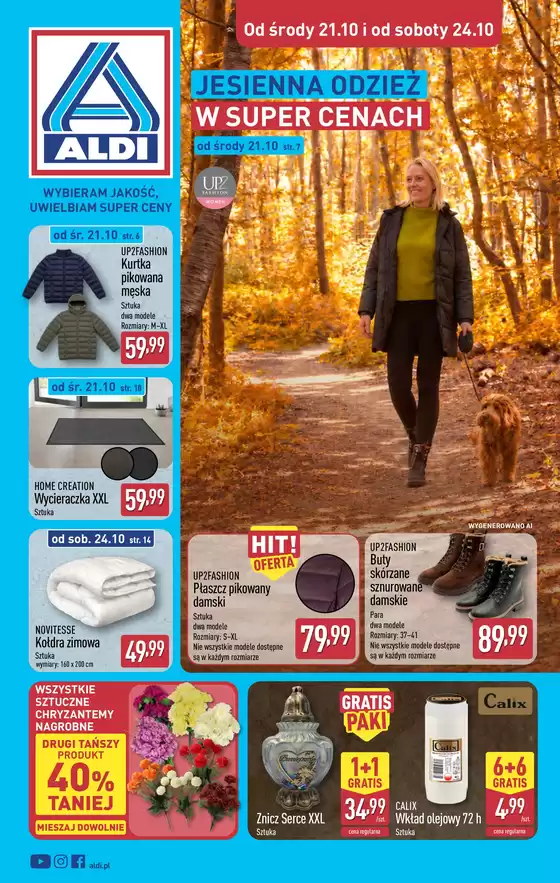 Katalog Aldi w: Konin | Nasze najlepsze okazje | 2026-10-21T00:00:00.000Z - 2026-10-24T00:00:00.000Z