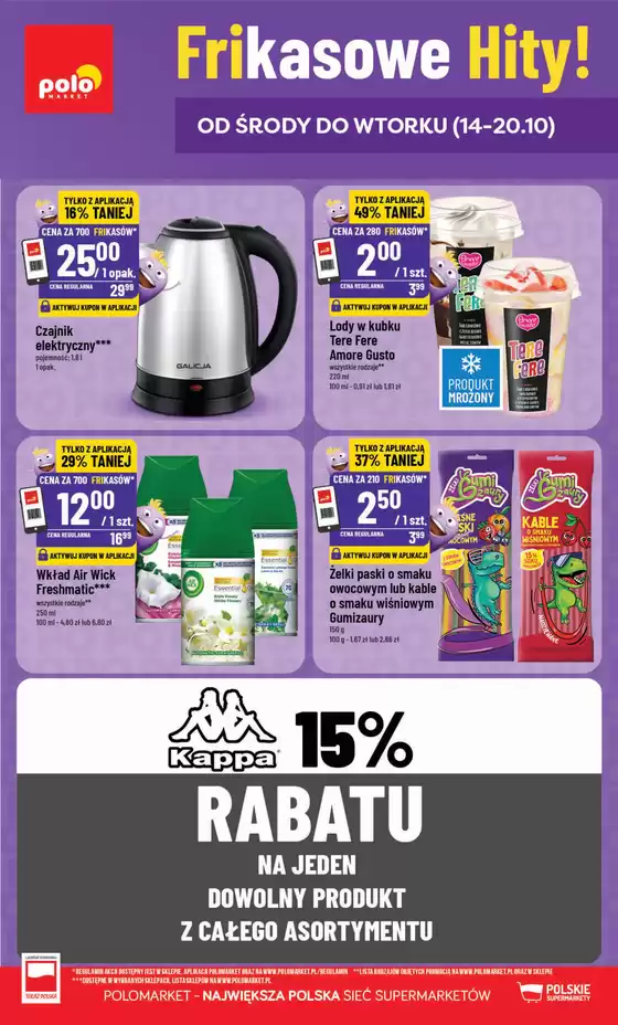 Katalog POLOmarket | Wyjątkowe Frikasy POLOmarket do 20.10 (G42) | 2026-10-14T00:00:00.000Z - 2026-10-20T00:00:00.000Z