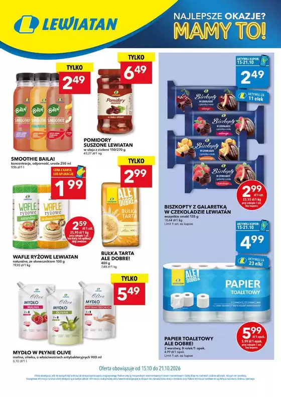 Katalog Lewiatan w: Żary | Aktualne oferty i promocje | 2026-10-15T00:00:00.000Z - 2026-10-21T00:00:00.000Z