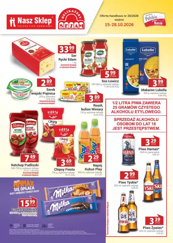 Katalog Nasz Sklep | Aktualne oferty i promocje | 2026-10-15T00:00:00.000Z - 2026-10-28T00:00:00.000Z