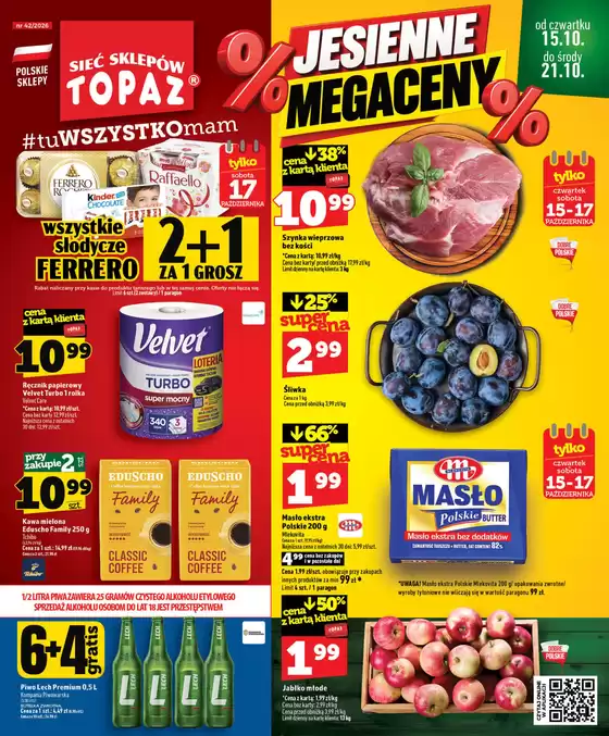 Katalog Topaz | Topaz gazetka | 2026-10-15T00:00:00.000Z - 2026-10-21T00:00:00.000Z