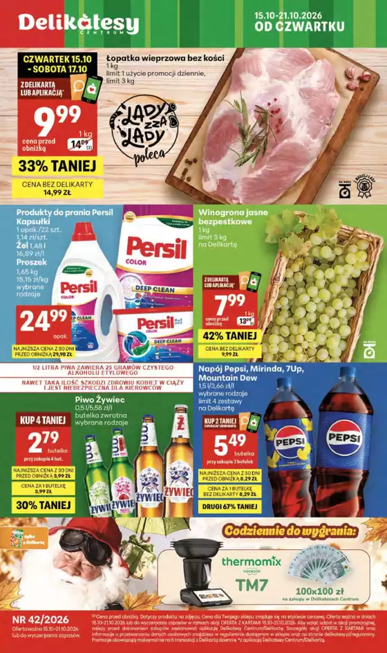 Katalog Delikatesy Centrum | Świetne rabaty na wybrane produkty | 2026-10-15T00:00:00.000Z - 2026-10-21T00:00:00.000Z