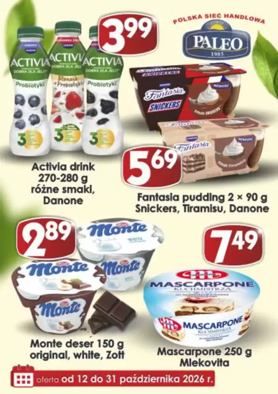 Katalog Delikatesy Paleo w: Zielonki | Nowe oferty do odkrycia | 2026-10-12T00:00:00.000Z - 2026-10-31T00:00:00.000Z