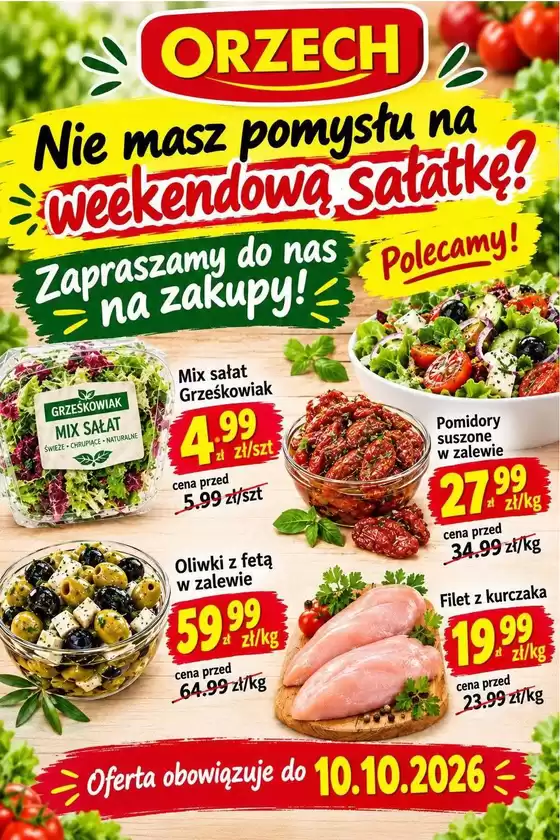 Katalog Orzech w: Książ Wielkopolski | Rabaty i promocje | 2026-10-15T00:00:00.000Z - 2026-10-29T00:00:00.000Z