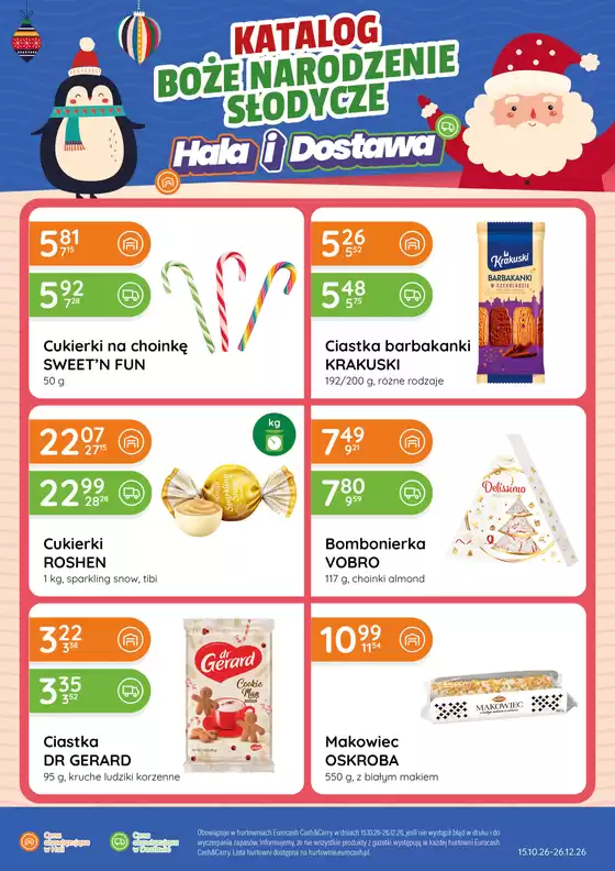 Katalog Eurocash | Katalog Boże Narodzenie - Słodycze | 2026-10-15T00:00:00.000Z - 2026-12-26T00:00:00.000Z