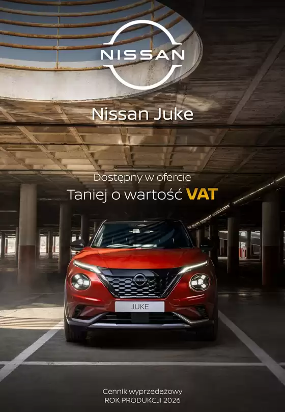 Katalog Nissan | Juke cennik | 2026-10-16T00:00:00.000Z - 2026-10-30T00:00:00.000Z