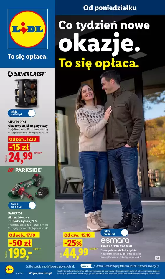 Katalog Lidl w: Kisielice | 12.10 | 2026-10-12T00:00:00.000Z - 2026-10-24T00:00:00.000Z