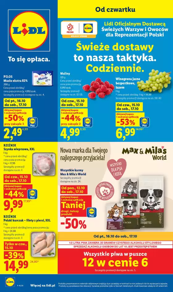 Katalog Lidl w: Kisielice | 15.10 | 2026-10-15T00:00:00.000Z - 2026-10-17T00:00:00.000Z