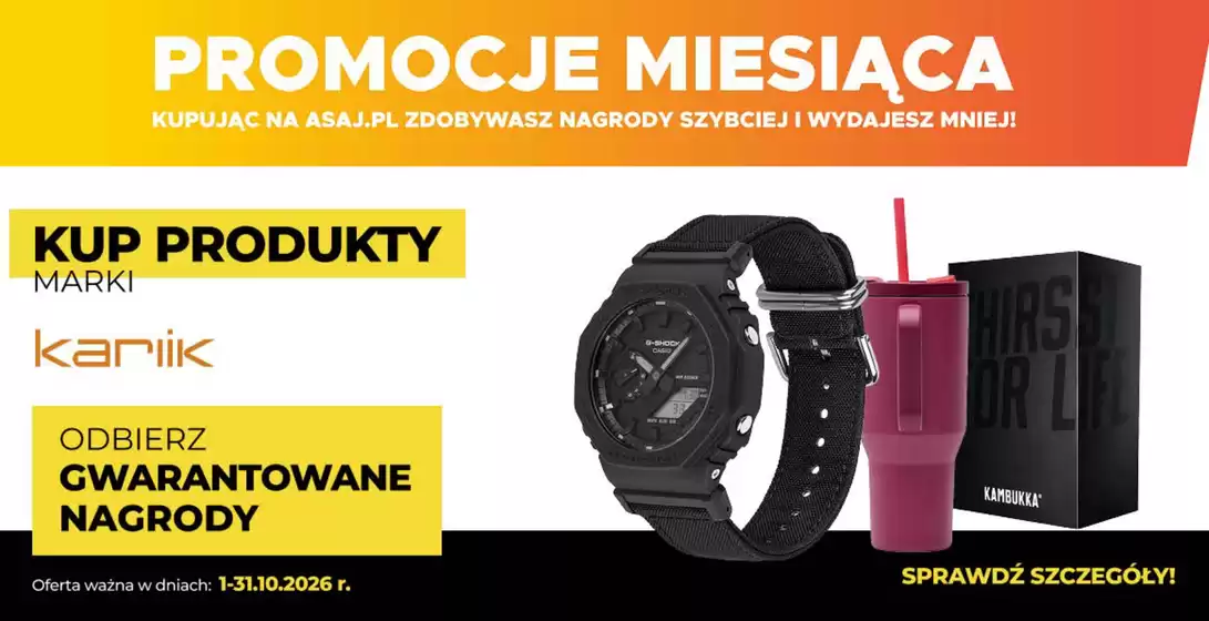 Katalog Asaj w: Hel | Promocje miesiąca | 2026-10-16T00:00:00.000Z - 2026-10-31T00:00:00.000Z
