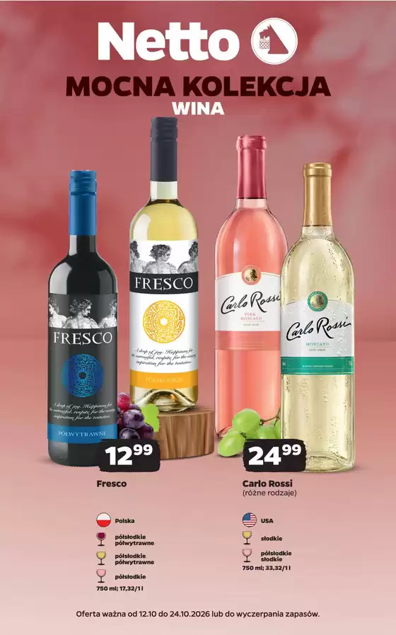 Katalog Netto w: Mszczonów | Netto MK Wina 42-43 26 | 2026-10-12T00:00:00.000Z - 2026-10-24T00:00:00.000Z