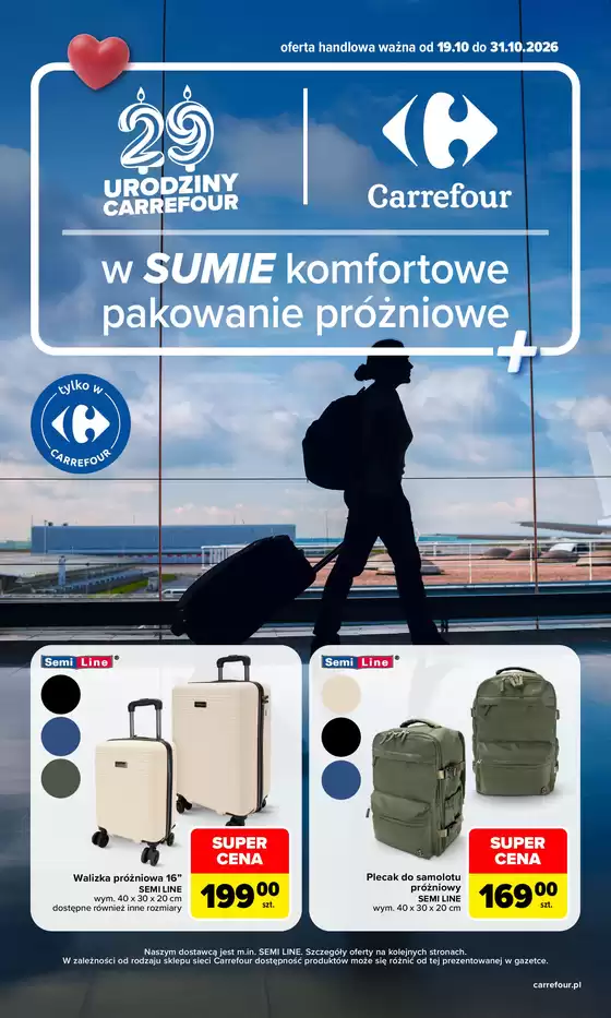 Katalog Carrefour w: Mszczonów | Gazetka Carrefour Walizki i plecaki próżniowe | 2026-10-18T00:00:00.000Z - 2026-10-31T00:00:00.000Z