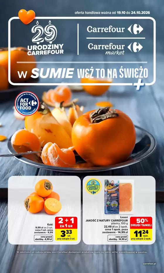Katalog Carrefour w: Zelów | Gazetka Carrefour Market w SUMIE weź to na świeżo | 2026-10-18T00:00:00.000Z - 2026-10-24T00:00:00.000Z