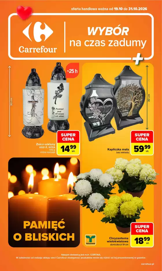 Katalog Carrefour w: Mszczonów | Gazetka Carrefour WYBÓR na czas zadumy | 2026-10-18T00:00:00.000Z - 2026-10-31T00:00:00.000Z