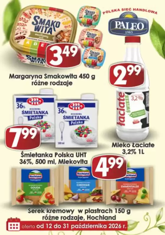 Katalog Delikatesy Paleo | Odkryj atrakcyjne oferty | 2026-10-12T00:00:00.000Z - 2026-10-31T00:00:00.000Z