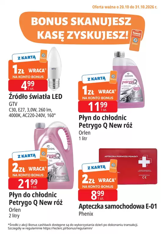 Katalog E.Leclerc | Rabaty i promocje | 2026-10-20T00:00:00.000Z - 2026-10-31T00:00:00.000Z